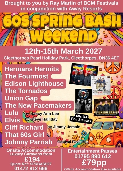 60s Spring Bash Weekend